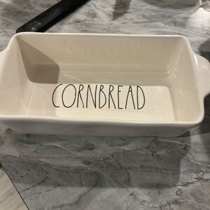 Rae Dunn Cream Cornbread Dish